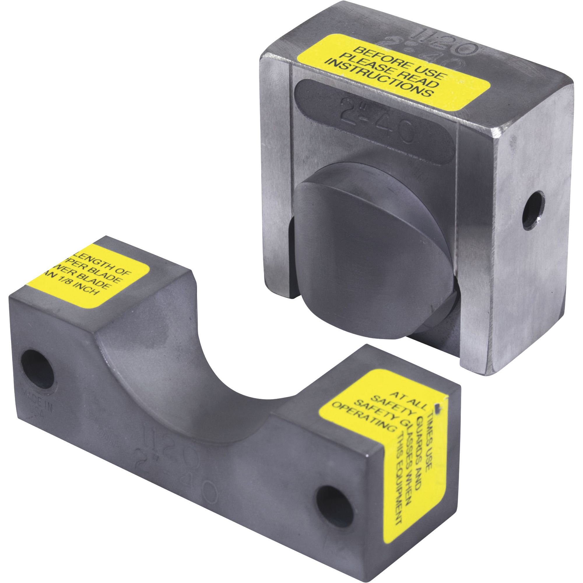 Edwards Pipe Notching Die, 1/2in., Model# AC1044